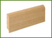 Listwa przypodłogowa MDF okleinowana fornirem dębowym nielakierowana 80 x 16 R20 PLUS – wilgocioodporny